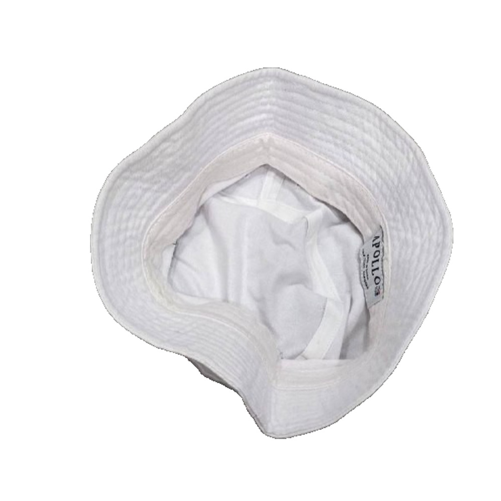 Apollo Bucket Hearst Hat White One size A005601 - Picture 4 of 5